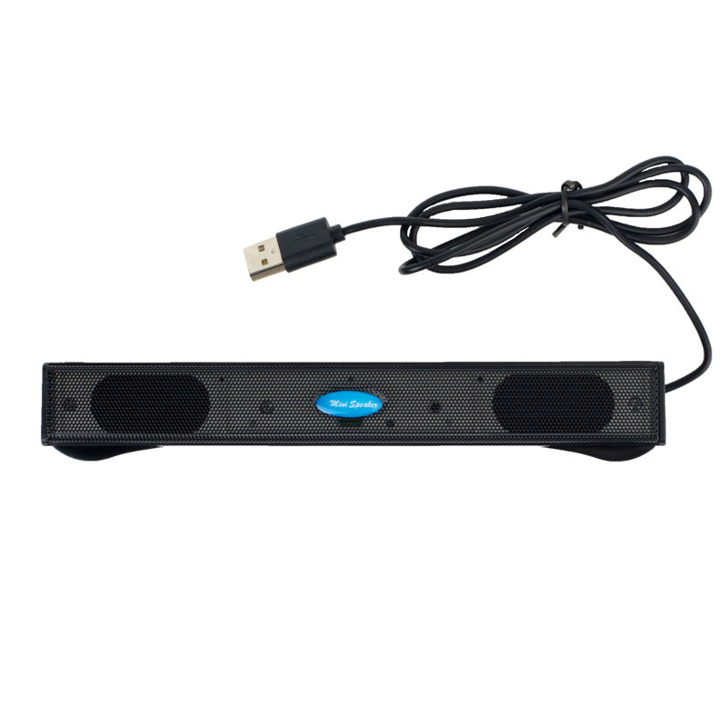 Factory direct supply USB computer small stereo plug and play notebook desktop long speaker mini stereo