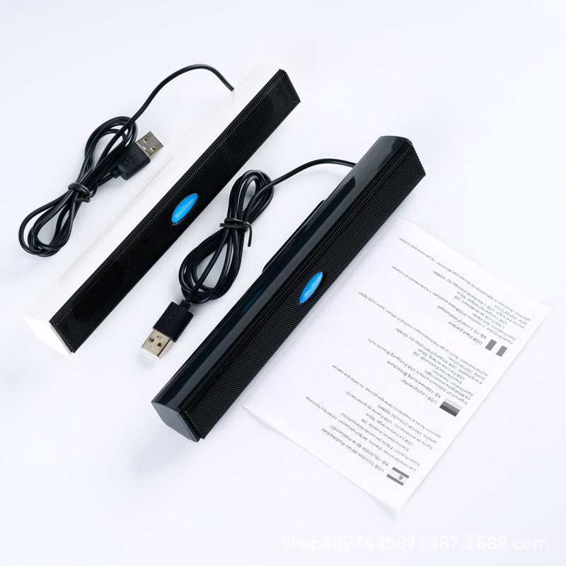 Factory direct supply USB computer small stereo plug and play notebook desktop long speaker mini stereo