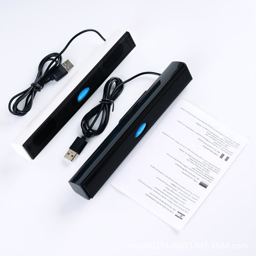 Factory direct supply USB computer small stereo plug and play notebook desktop long speaker mini stereo