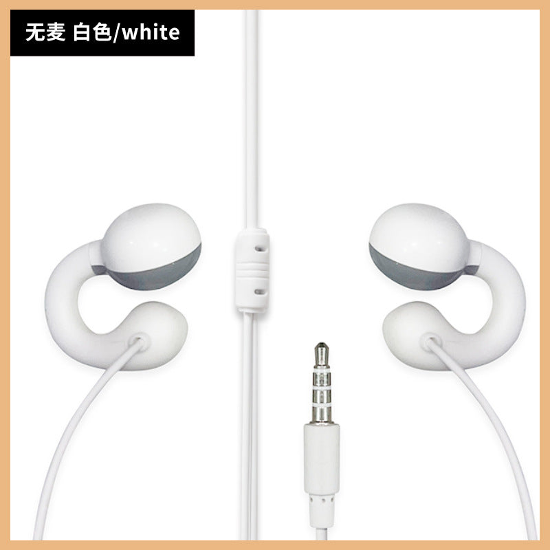 Non-In-Ear Wired Earphones Digital Earphones Typec High-Quality Desktop Earphones Round Hole Extra Long Extension Cord