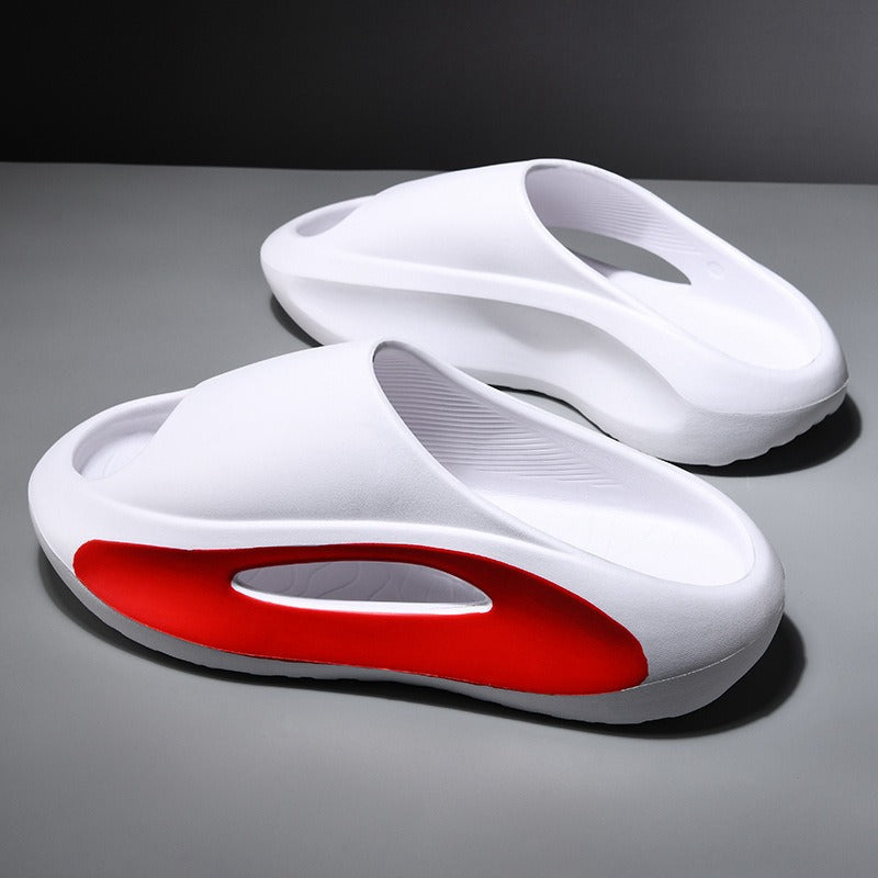 Summer 2025 New Eva Slippers for Men, Thick-Soled, Non-Slip, Wear-Resistant Sandals for Women, Comfortable Beach Shoes for Outdoor Wear