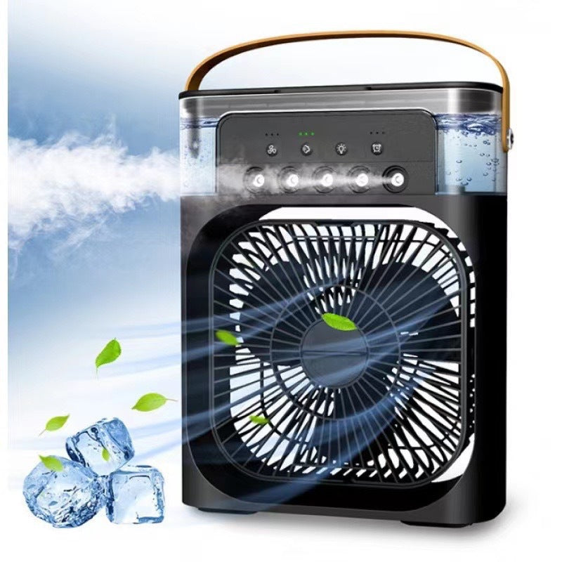 Five-hole spray refrigeration fan desktop electric fan student dormitory office desktop small fan professional generation