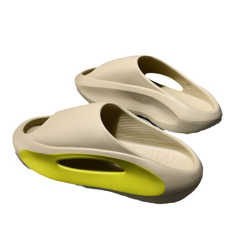 Summer 2025 New Eva Slippers for Men, Thick-Soled, Non-Slip, Wear-Resistant Sandals for Women, Comfortable Beach Shoes for Outdoor Wear