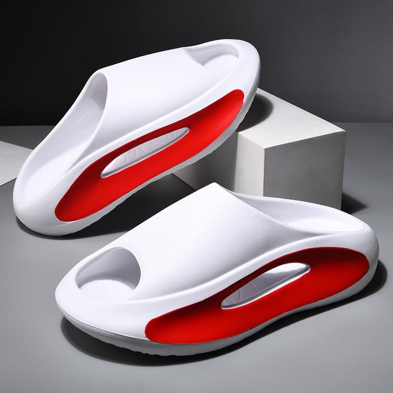 Summer 2025 New Eva Slippers for Men, Thick-Soled, Non-Slip, Wear-Resistant Sandals for Women, Comfortable Beach Shoes for Outdoor Wear