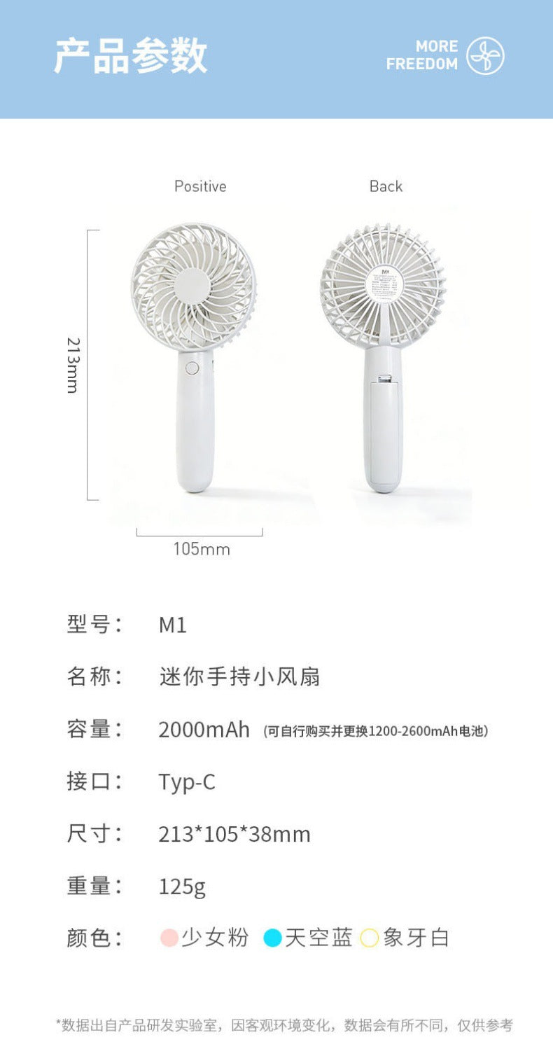 Brreze pro rechargable portable mini fan
