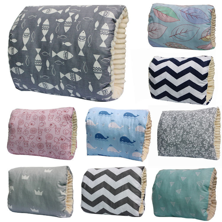 New Pure Cotton Fleece-Lined Thickeneded Soft Baby Nursing Pillow Arm Pillow Feeding Pillow Mother and Baby Supplies