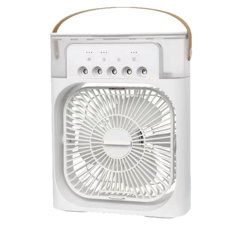 Five-hole spray refrigeration fan desktop electric fan student dormitory office desktop small fan professional generation
