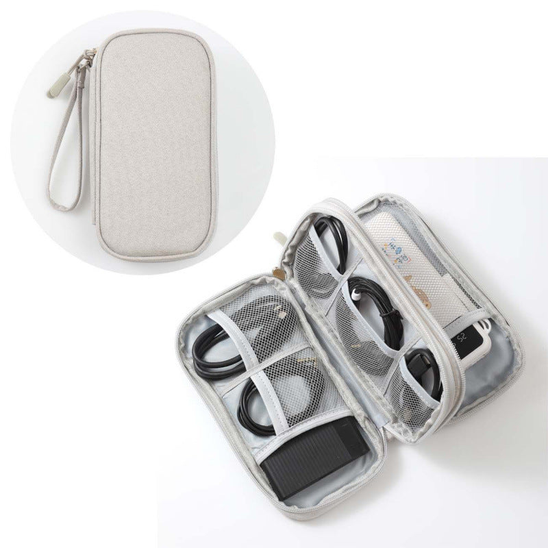 Data cable storage bag charger mobile power charging cable bag box digital finishing bag U disk headset hard disk