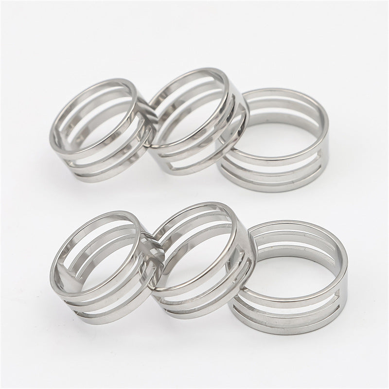 stainless steel ring auxiliary opening closed ring tool opener ring handmade diy material jewelry tool