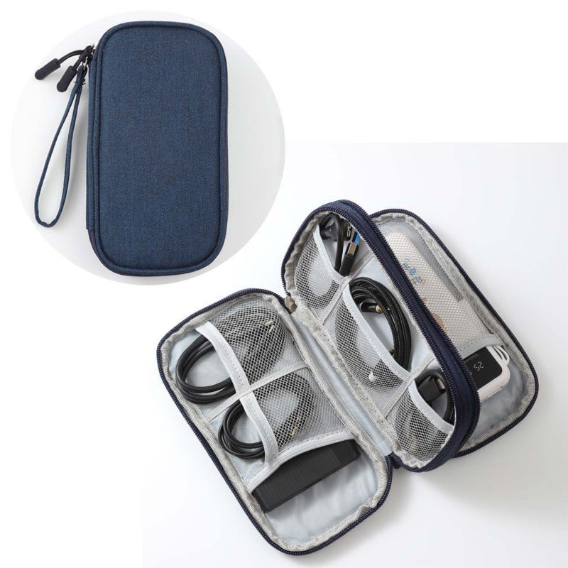 Data cable storage bag charger mobile power charging cable bag box digital finishing bag U disk headset hard disk