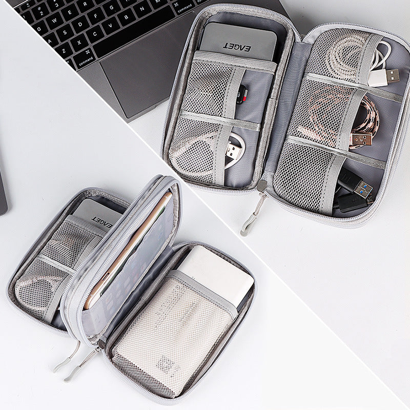 Data cable storage bag charger mobile power charging cable bag box digital finishing bag U disk headset hard disk