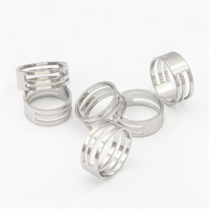 stainless steel ring auxiliary opening closed ring tool opener ring handmade diy material jewelry tool