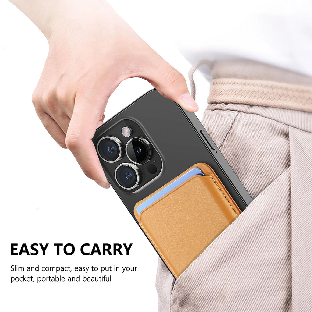 Suitable for iPhone 17 Strong Magnetic Magsafe Card Holder Official Color Multi-Functional Stand Storage Wallet Clip