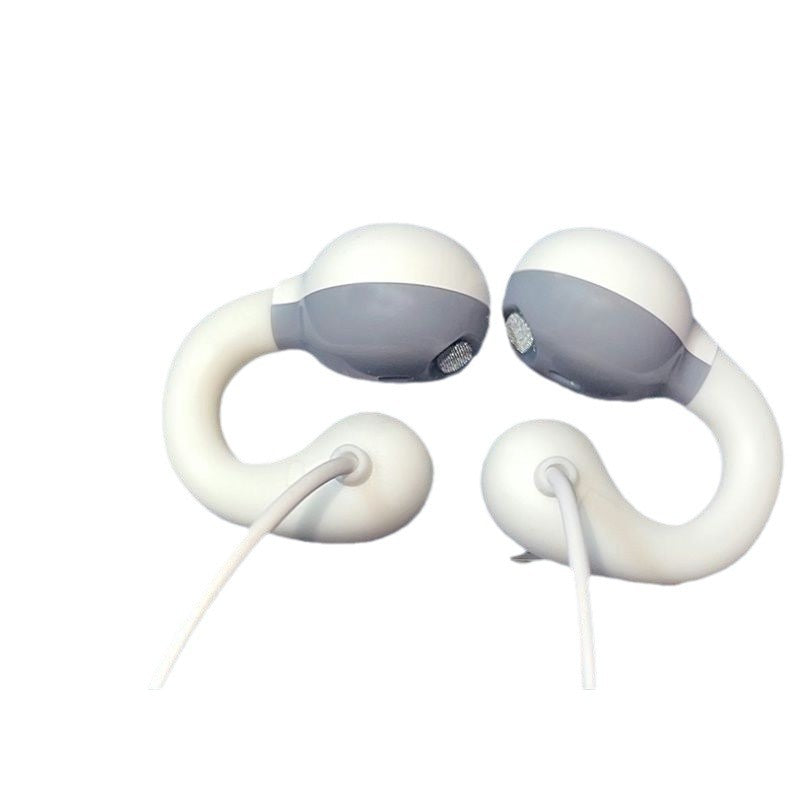 Non-In-Ear Wired Earphones Digital Earphones Typec High-Quality Desktop Earphones Round Hole Extra Long Extension Cord