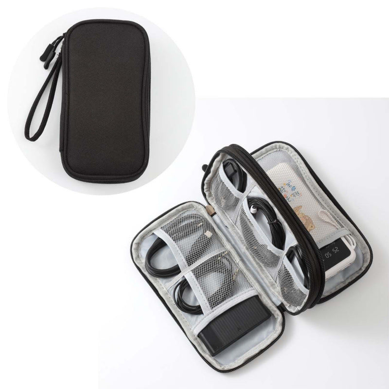 Data cable storage bag charger mobile power charging cable bag box digital finishing bag U disk headset hard disk