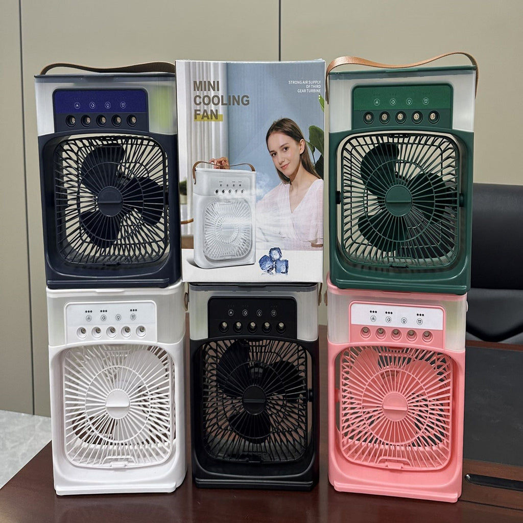 Five-hole spray refrigeration fan desktop electric fan student dormitory office desktop small fan professional generation